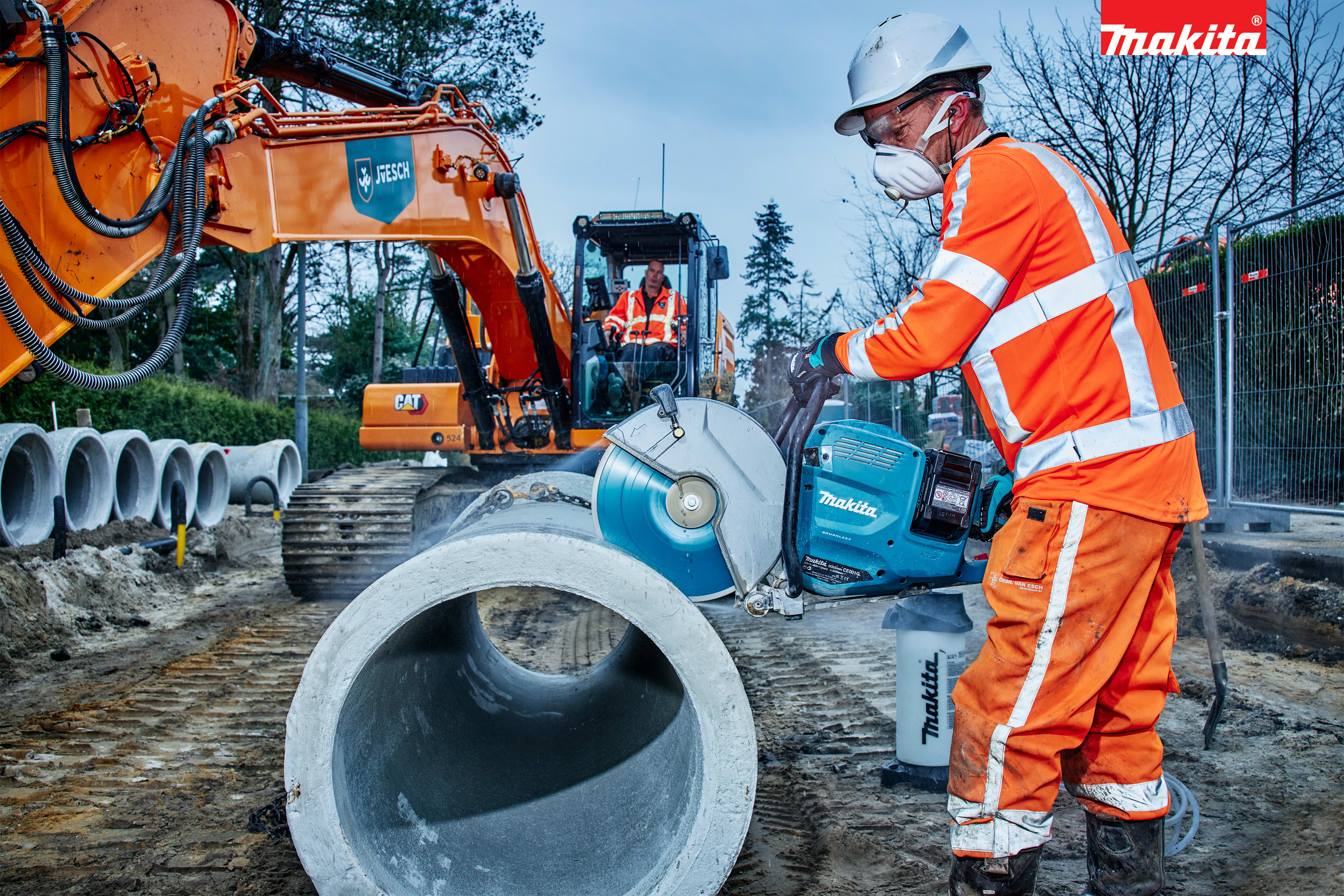 Product afbeelding voor Makita Accu Doorslijper CE001GZ 2x40V XTG Zonder Accu En Lader In Doos