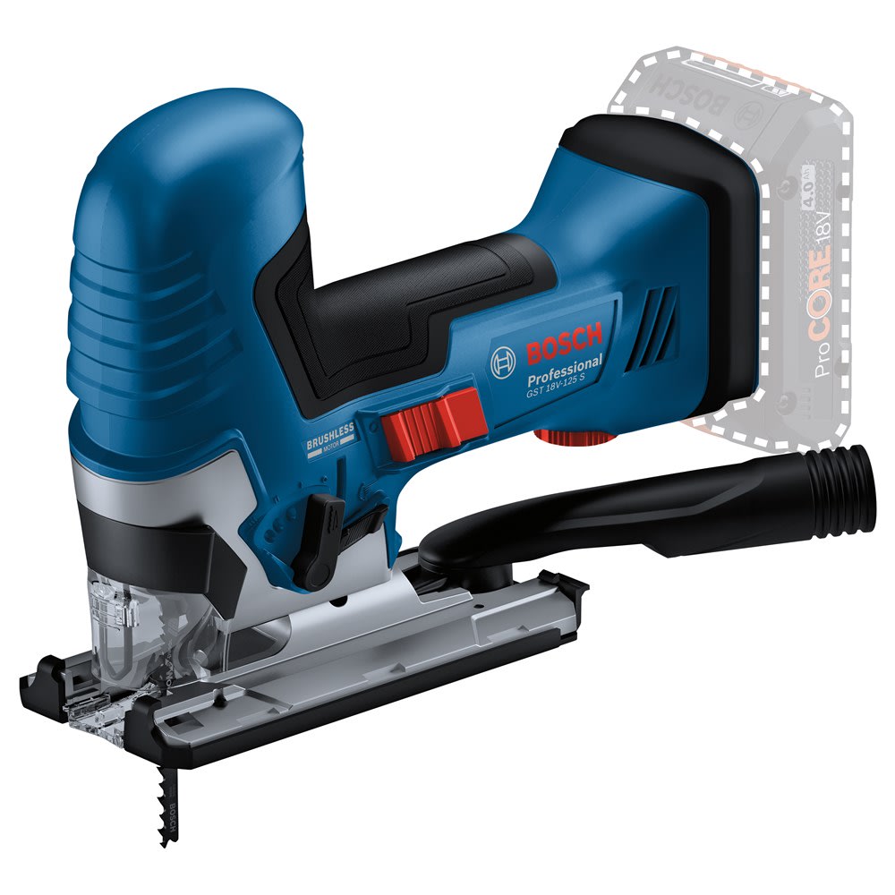 Bosch Accu Decoupeerzaag GST 18V-125 S Met Toebehoren Solo In L-Boxx