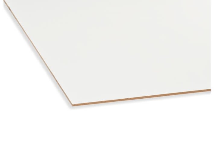 MDF Lakdraagfolie 9mm 305x122cm Wit 70% PEFC