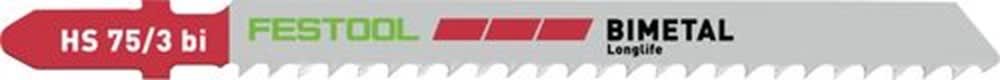 Festool Decoupeerzaagblad HS 75/3 BI/5 PLASTICS SOLID MATERIAL