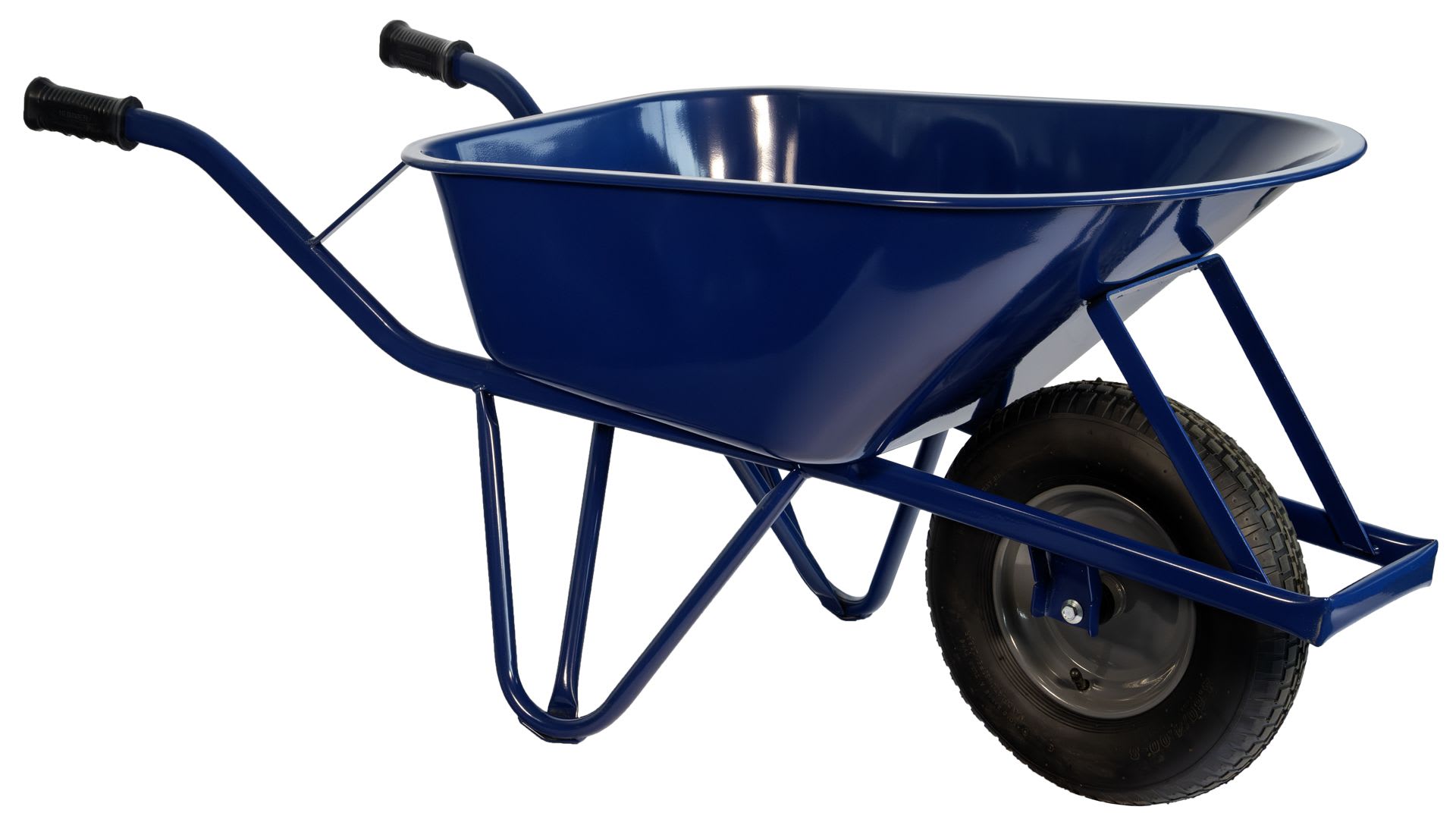 Product afbeelding voor ProOne Kruiwagen 85L Staal Buis Ovaal Blauw