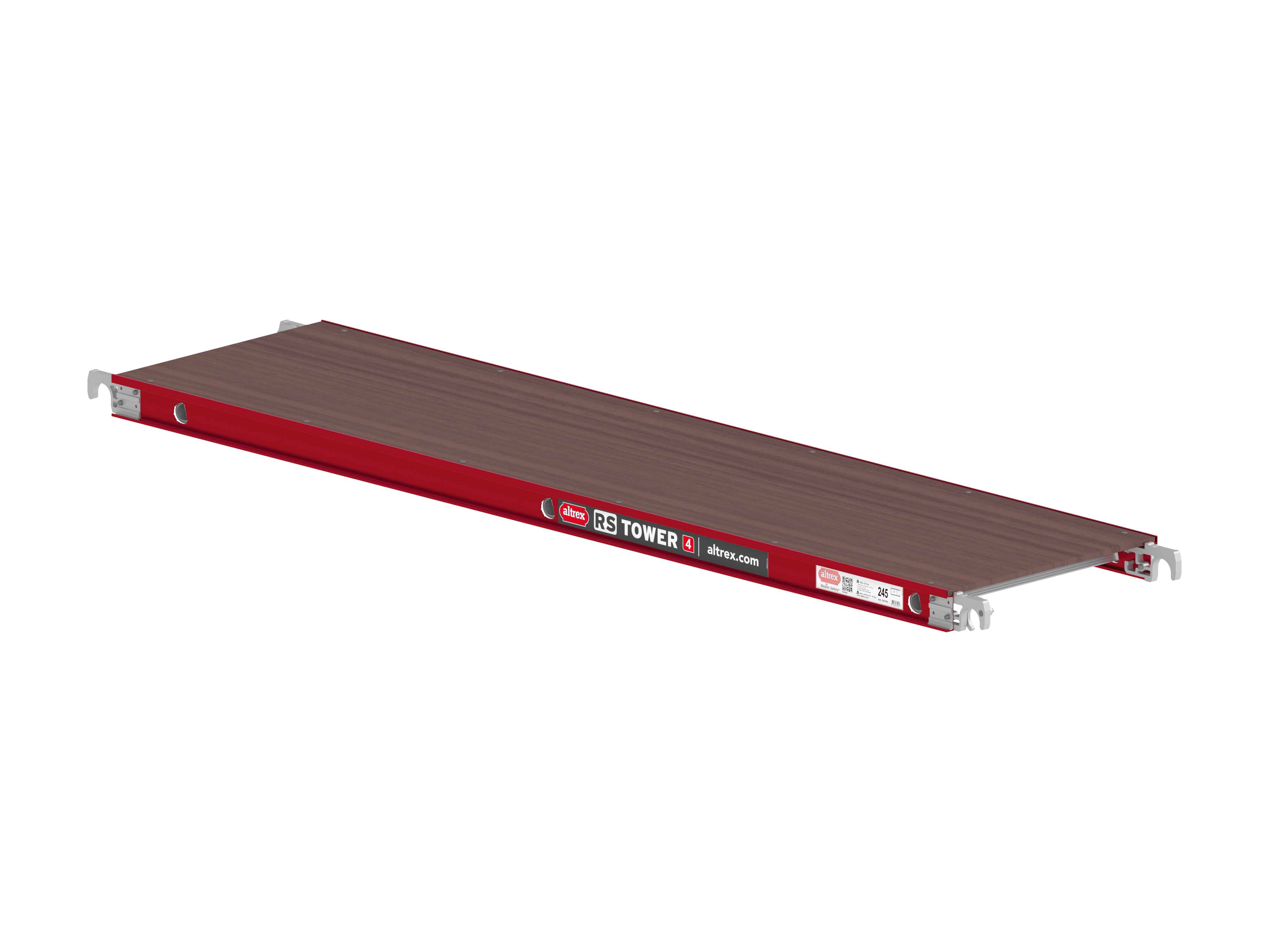 Altrex Platform RS Tower 4 Hout 2,45m Zonder Luik