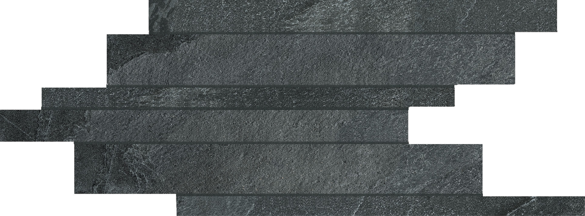 Procasa Mozaiektegel Proslate Coal 21x40cm 9mm Modulair Mat Gerectificeerd R10