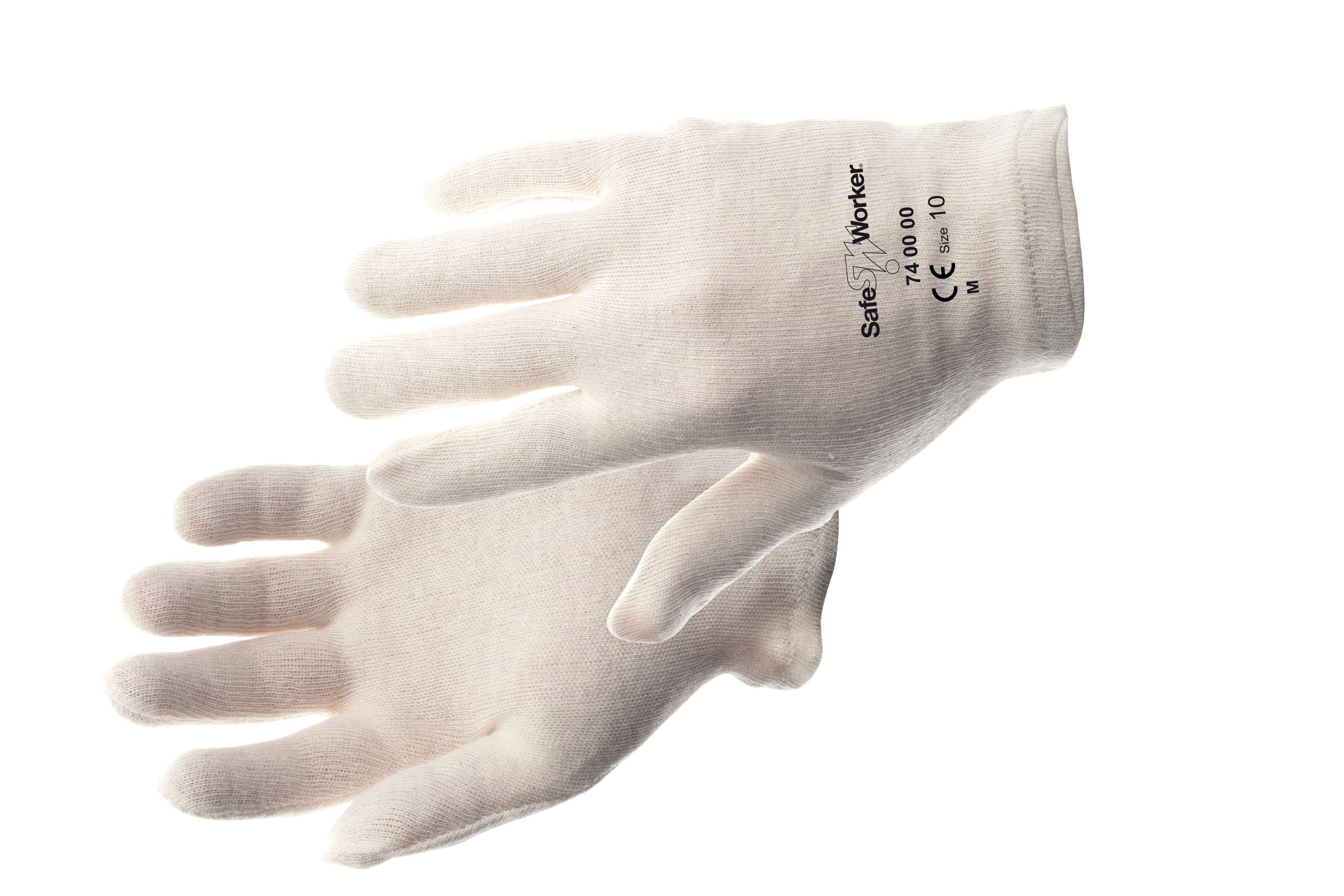Safe Worker Handschoen Maat 10 Interlock 100% Katoen