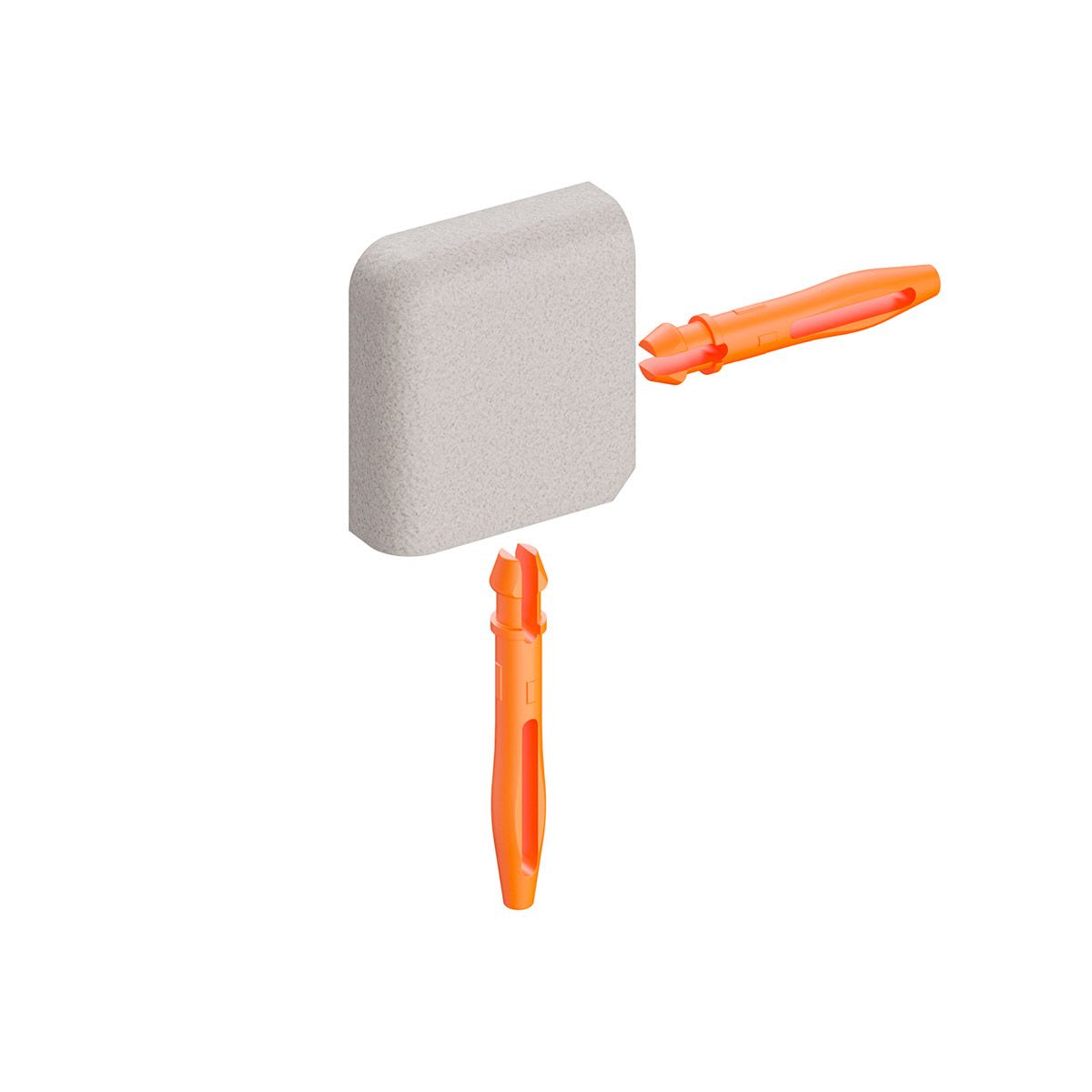 Product afbeelding voor Schlüter JOLLY-TSBG Uitwendige Hoek Decoratief Wandafsluitprofiel 11mm Alu Structuur Gecoat Beigegrijs EV/J110TSBG