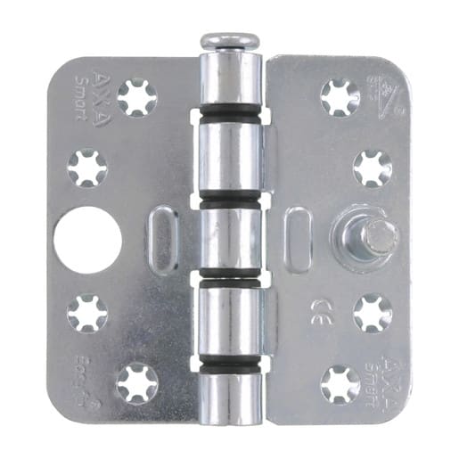 AXA Schijflagerscharnier Easyfix Ronde Hoeken 89x89mm SKG3 Verzinkt 1st