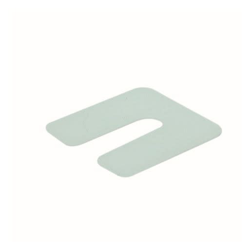 GB Uitvulplaat Met Sleuf 1mm Kunststof Transparant 480st 34601