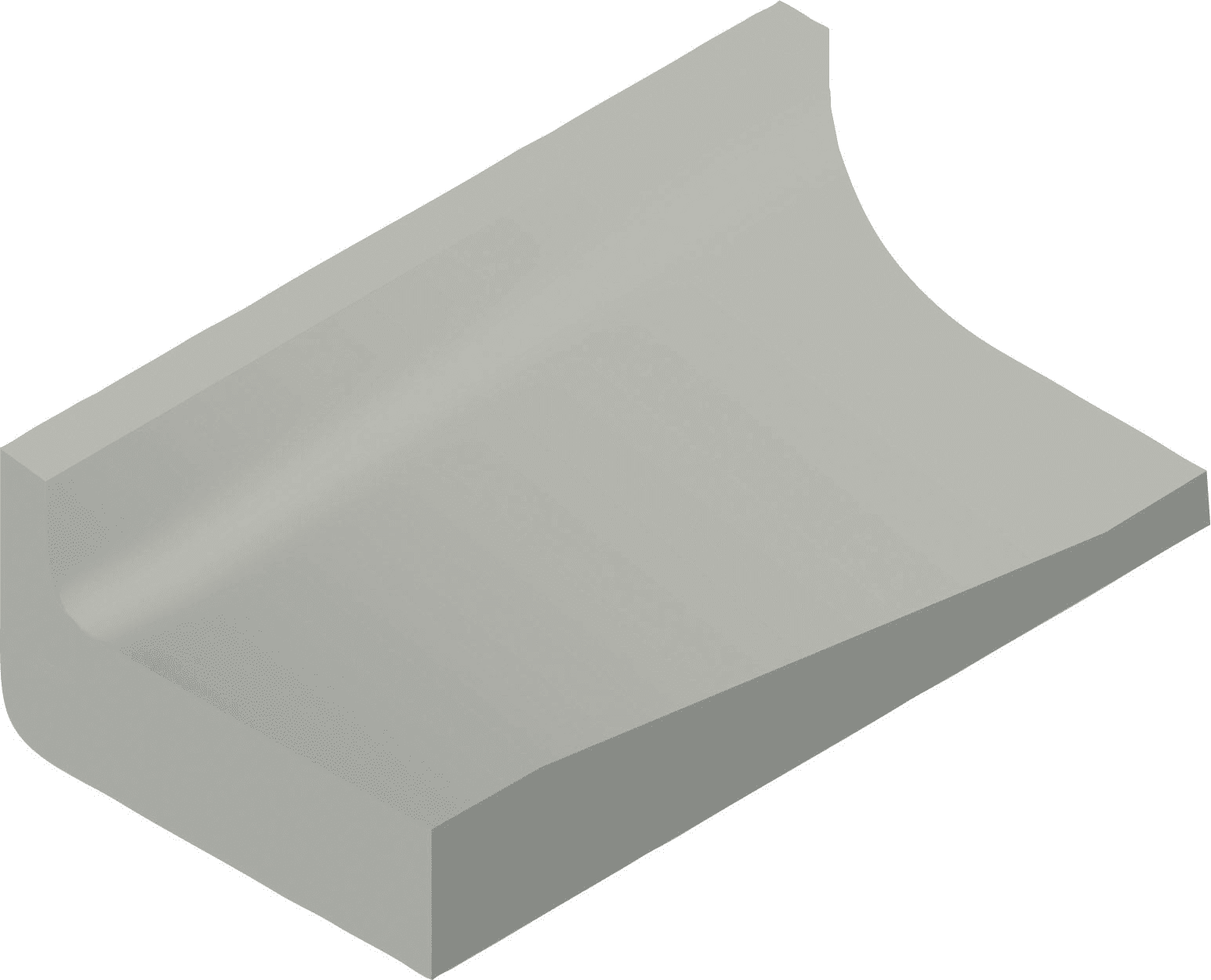 Villeroy & Boch Binnenhoek Pro Architectura 3.0 Secret Grey 5x10cm Mat 3586C3600010