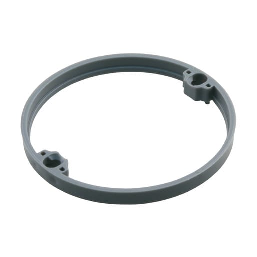 Correctiering Inbouwdoos 6mm Rond Grijs 10st