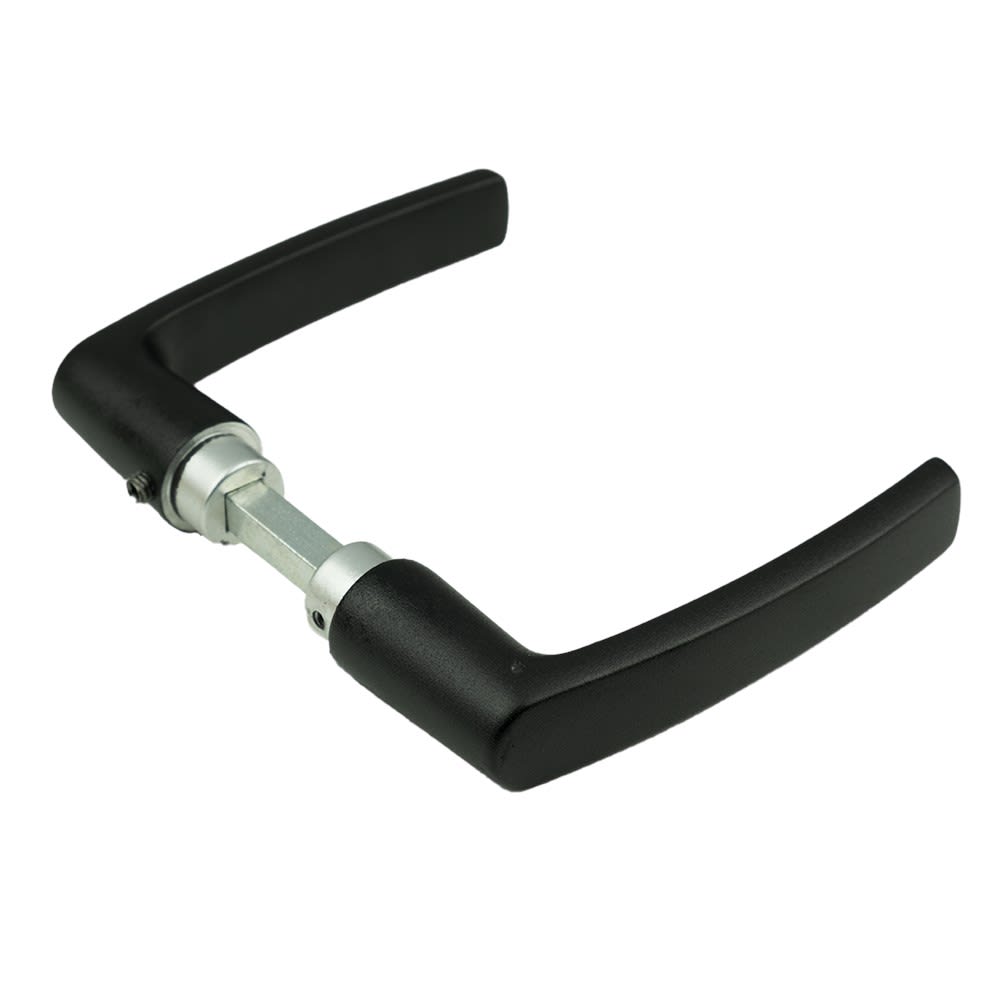 AMI Deurkruk 332 Blokmodel 38/42mm Aluminium Zwart Mat Paar