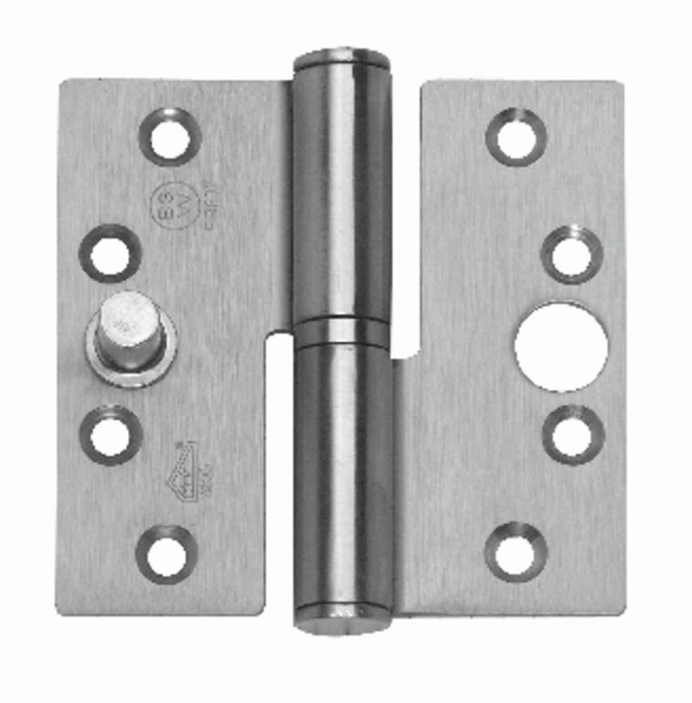 BSW Kogelstiftpaumelle 807 Rs 89x89x3mm Met Rechte Hoek BB VH Verzinkt