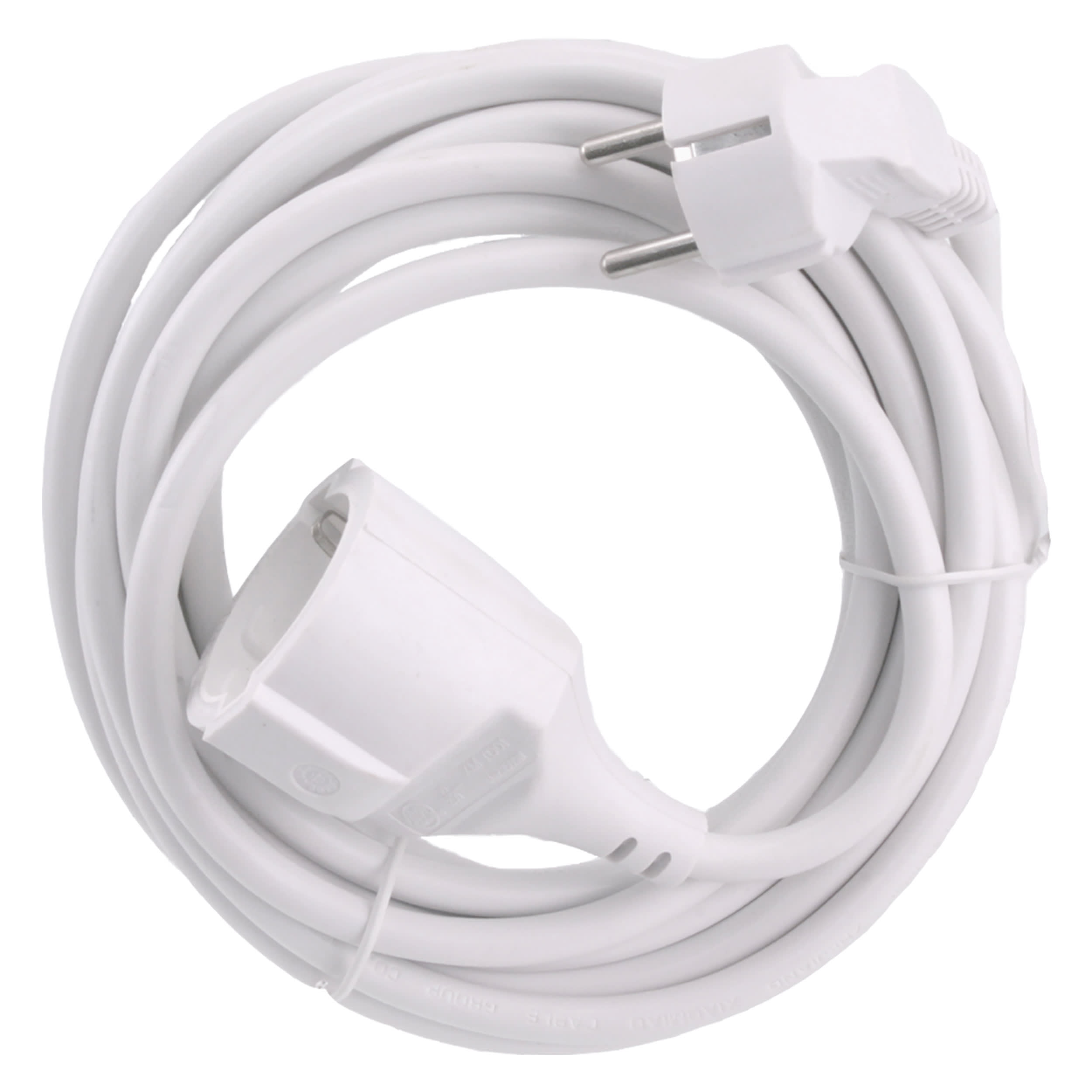 Exin Verlengsnoer 3x1,5mm² 5m Wit