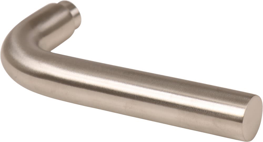 Oxloc Veiligheidsdeurkruk Breda L-Model Omkeerbaar RVS Mat Gatdeel