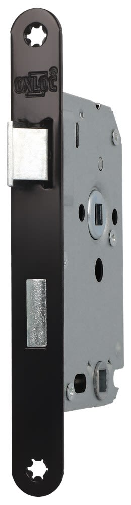 Product afbeelding voor Oxloc Badkamerslot Zwart Omkeerbaar Zonder Sluitplaat 1217565