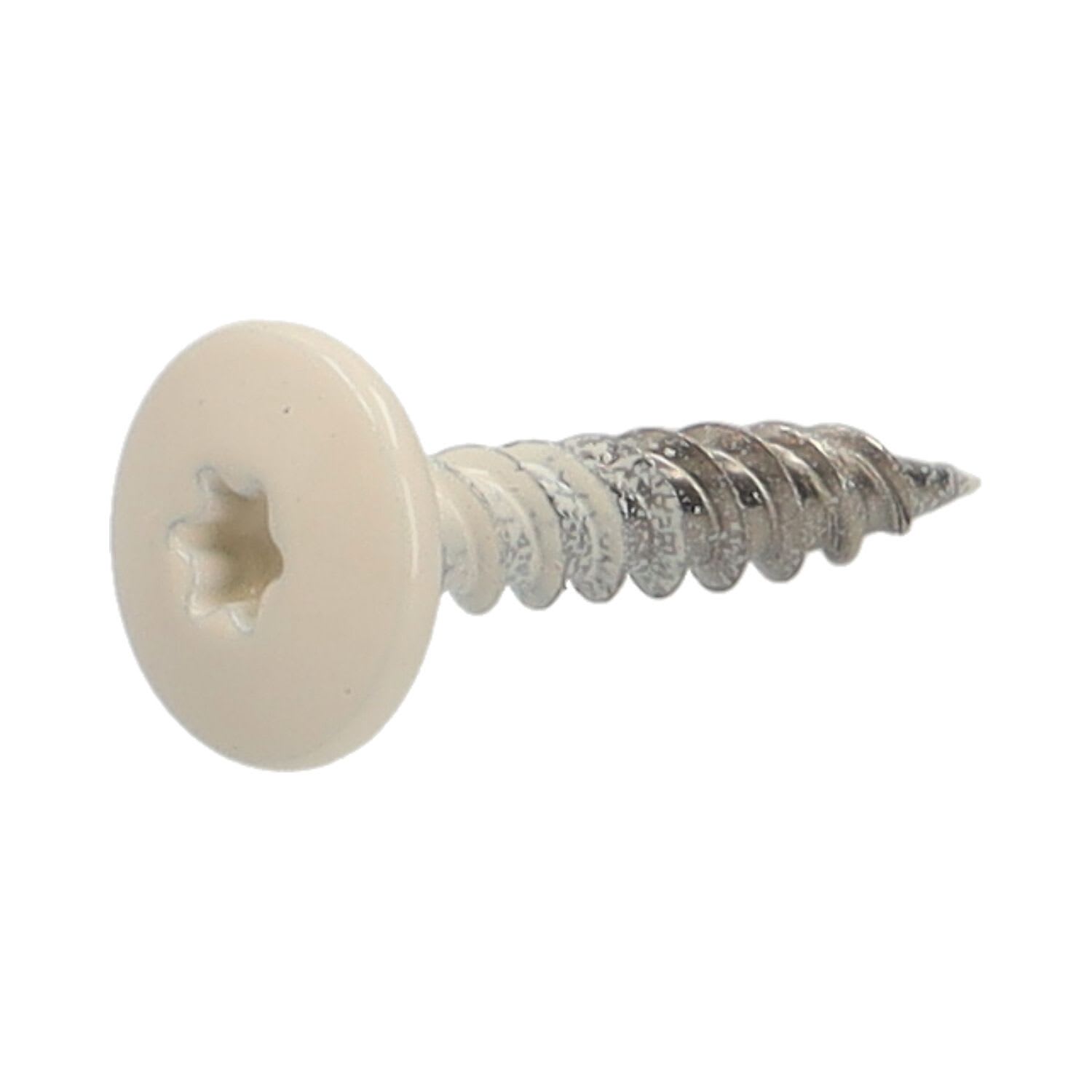 ProOne HPL Schroef 4.8x25mm RVS A4 RAL 9001 Crème-Wit 100st