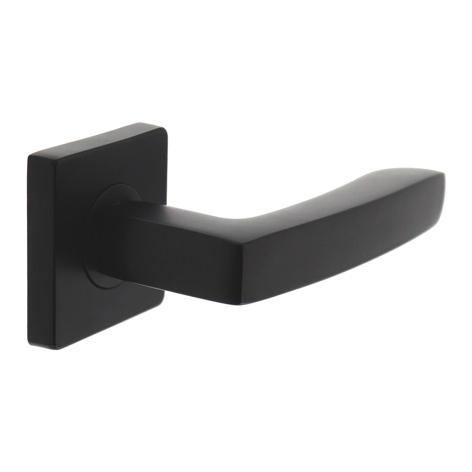 Intersteel Deurkruk Minos Op Rozet 1 Paar 55x55x9.5mm 7mm Nokken Zwart