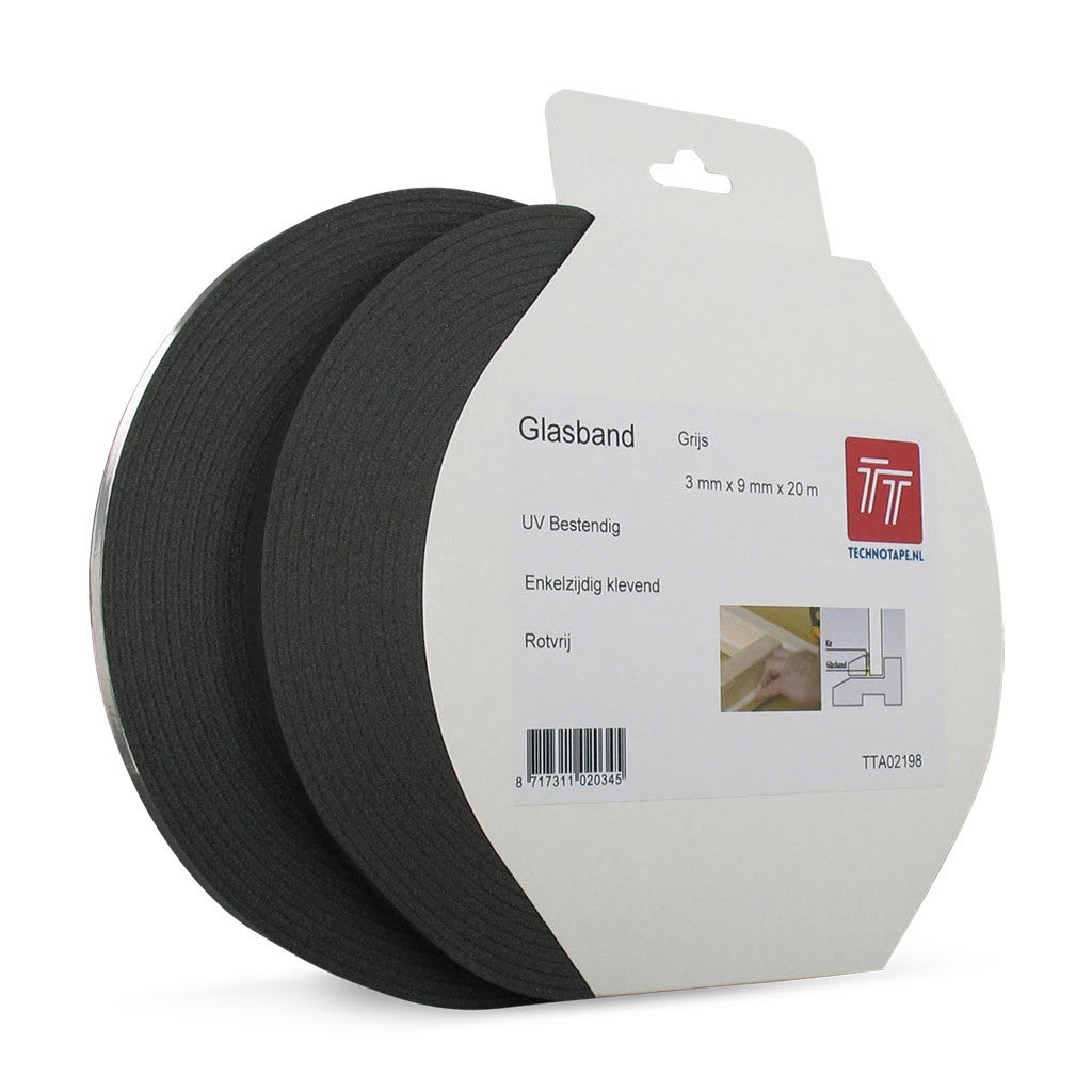 TechnoTape Compact Montagetape 19mm 10m Dubbelzijdig Transparant