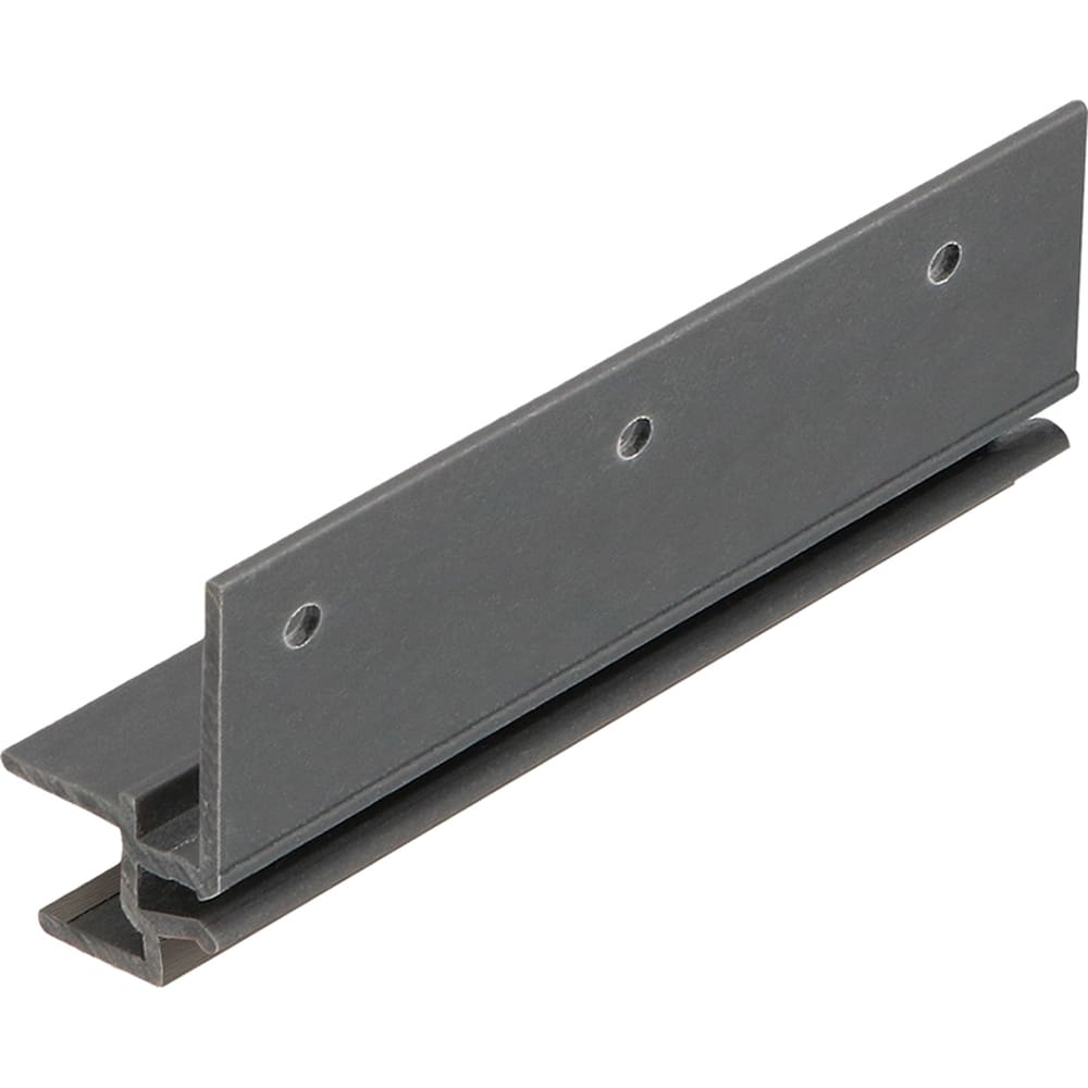 Keralit Dakrandmontageprofiel 10mm 600cm Kwartsgrijs Classic Nerf