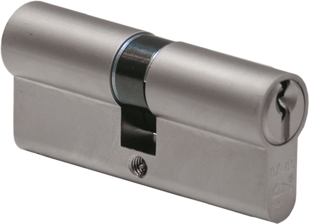 Oxloc Profielcilinder O5 Dubbel 35/35mm Staal Vernikkeld Mat SKG2