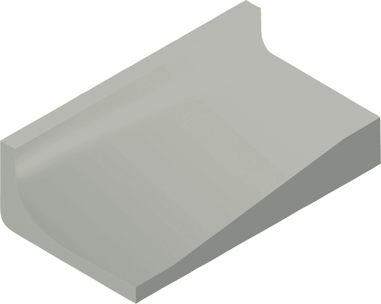 Villeroy & Boch Binnenhoek Pro Architectura 3.0 Secret Grey 5x10cm Mat 3585C3600010