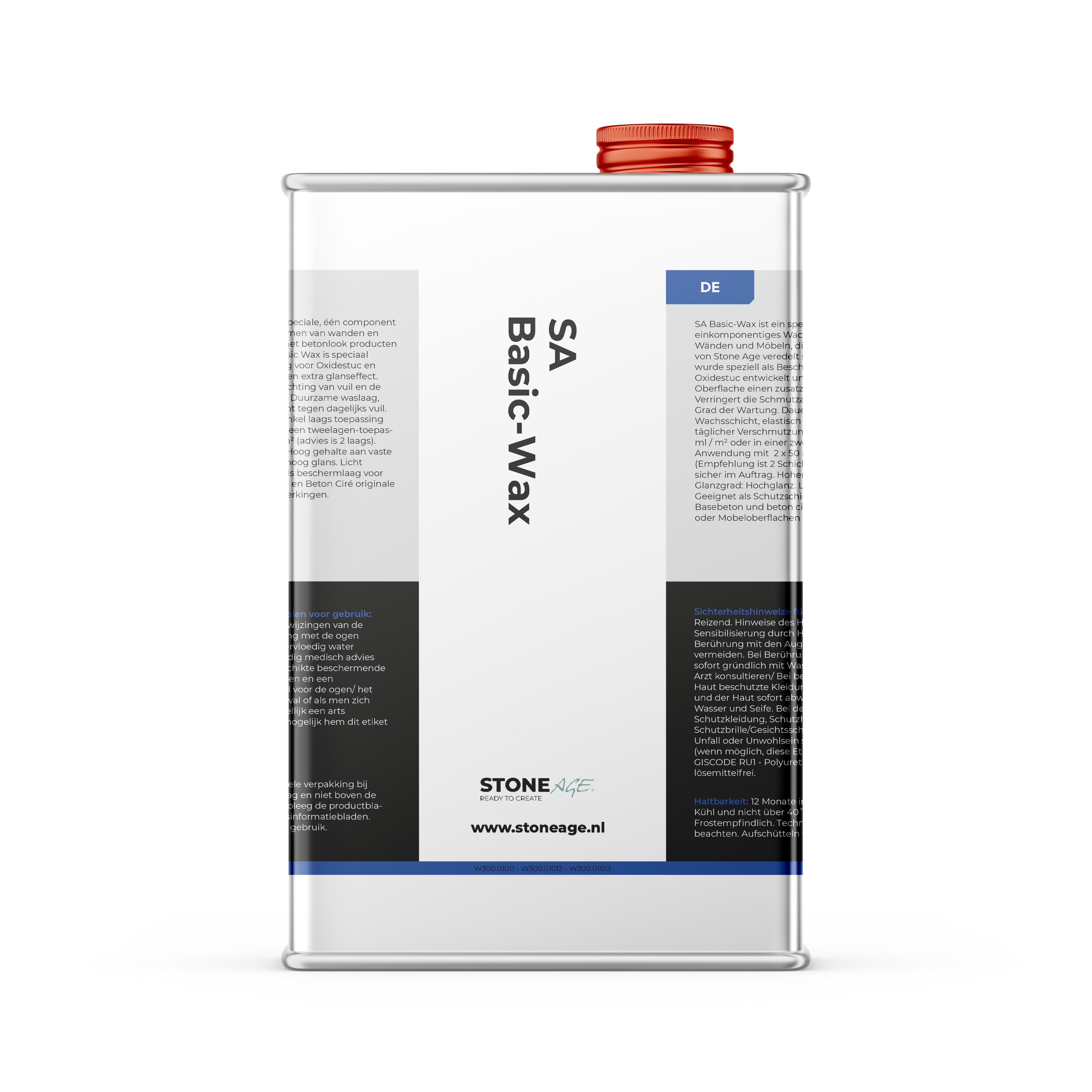 Stone Age Basic-Wax Voor Oxidestuc 1L