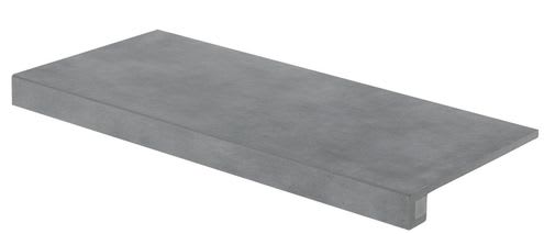 Product afbeelding voor Rako Traptrede Speciaal Essentials Dark Grey 40x80cm 10mm Mat Gerectificeerd R10