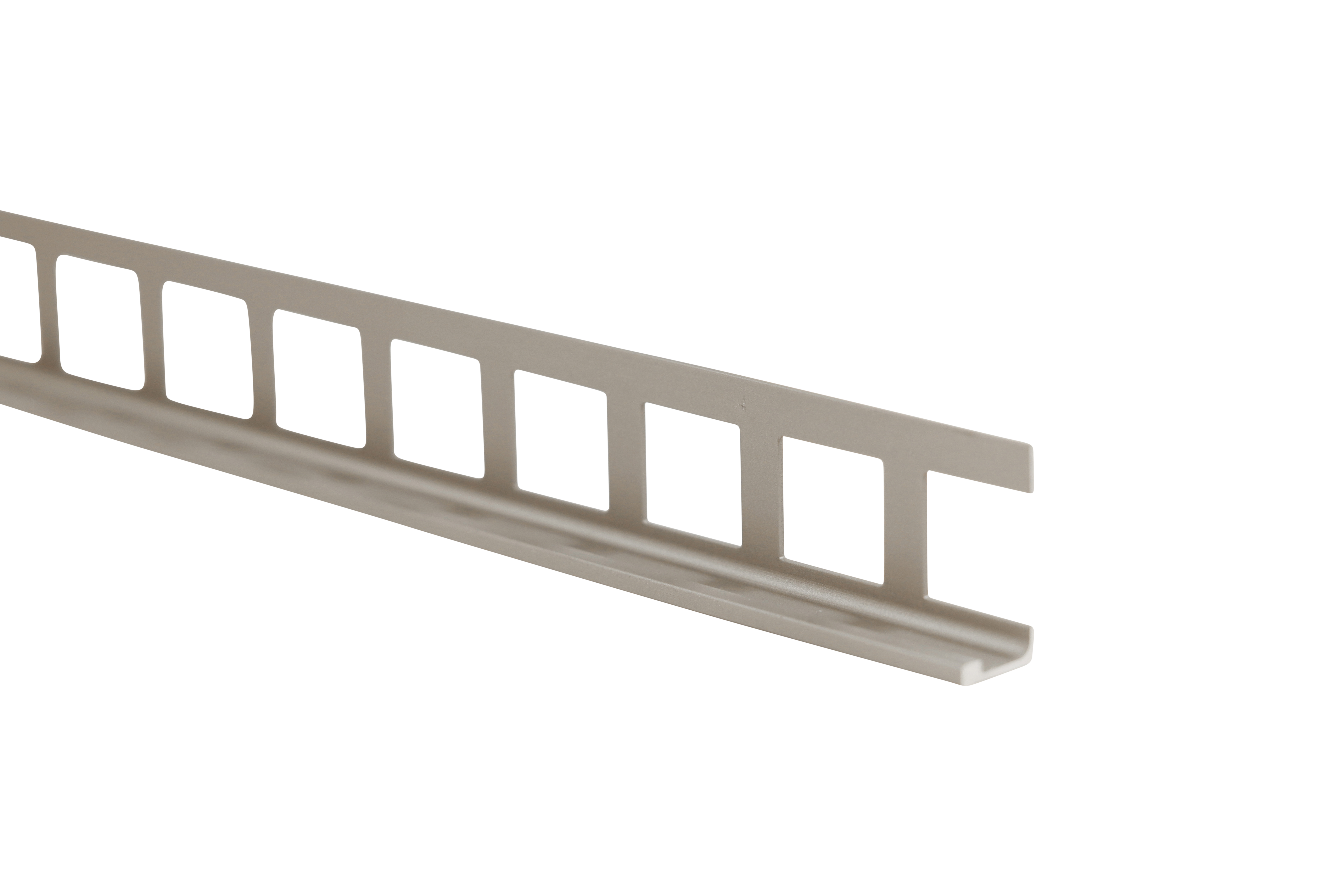 Product afbeelding voor ProOne Tegelprofiel Haaks 10mm 300cm Aluminium Titaan