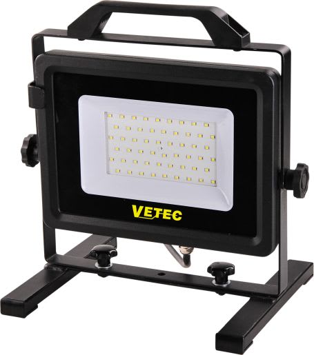 Vetec Bouwlamp Comprimo VLD 50.1-VS LED 50W Klasse I Met Kabel Zwart