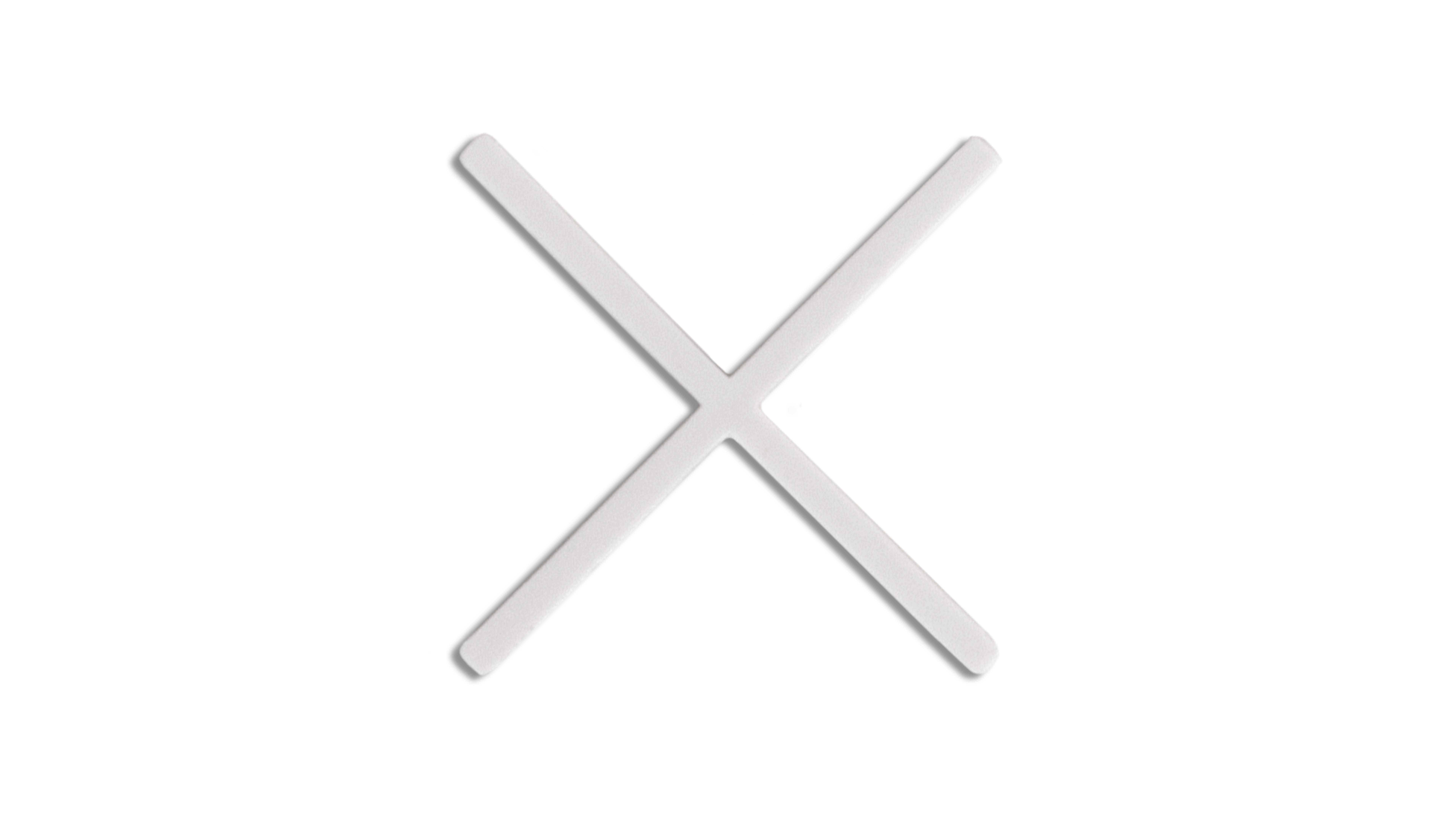 Rubi Tegelkruisje 1,5mm 300st Wit