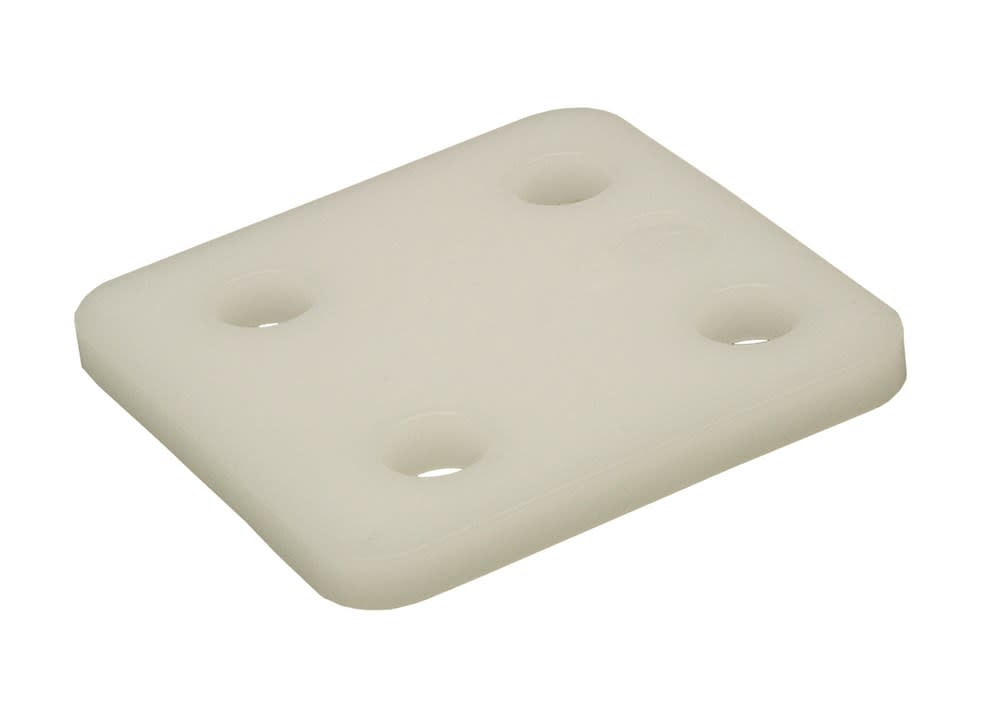 GB Drukplaat Zonder Sleuf 6mm Kunststof Transparant 48st 34706B