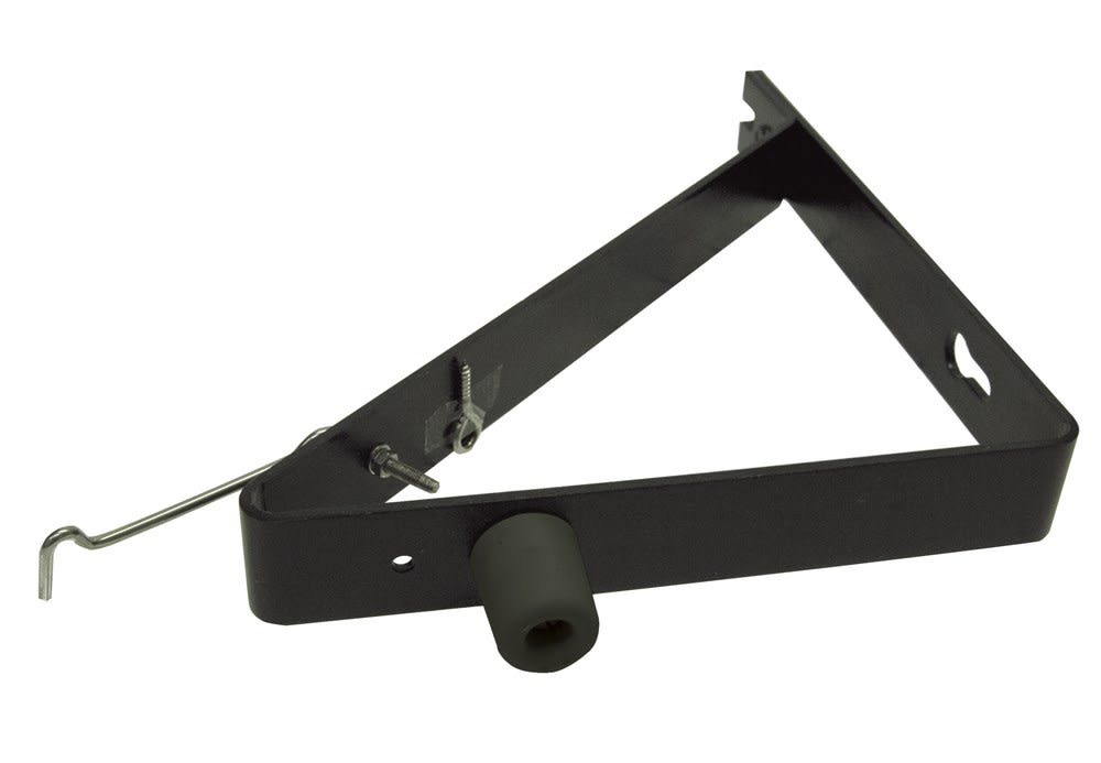 GB Deuropvangbeugel Haaks Zwart Epoxy 74954B