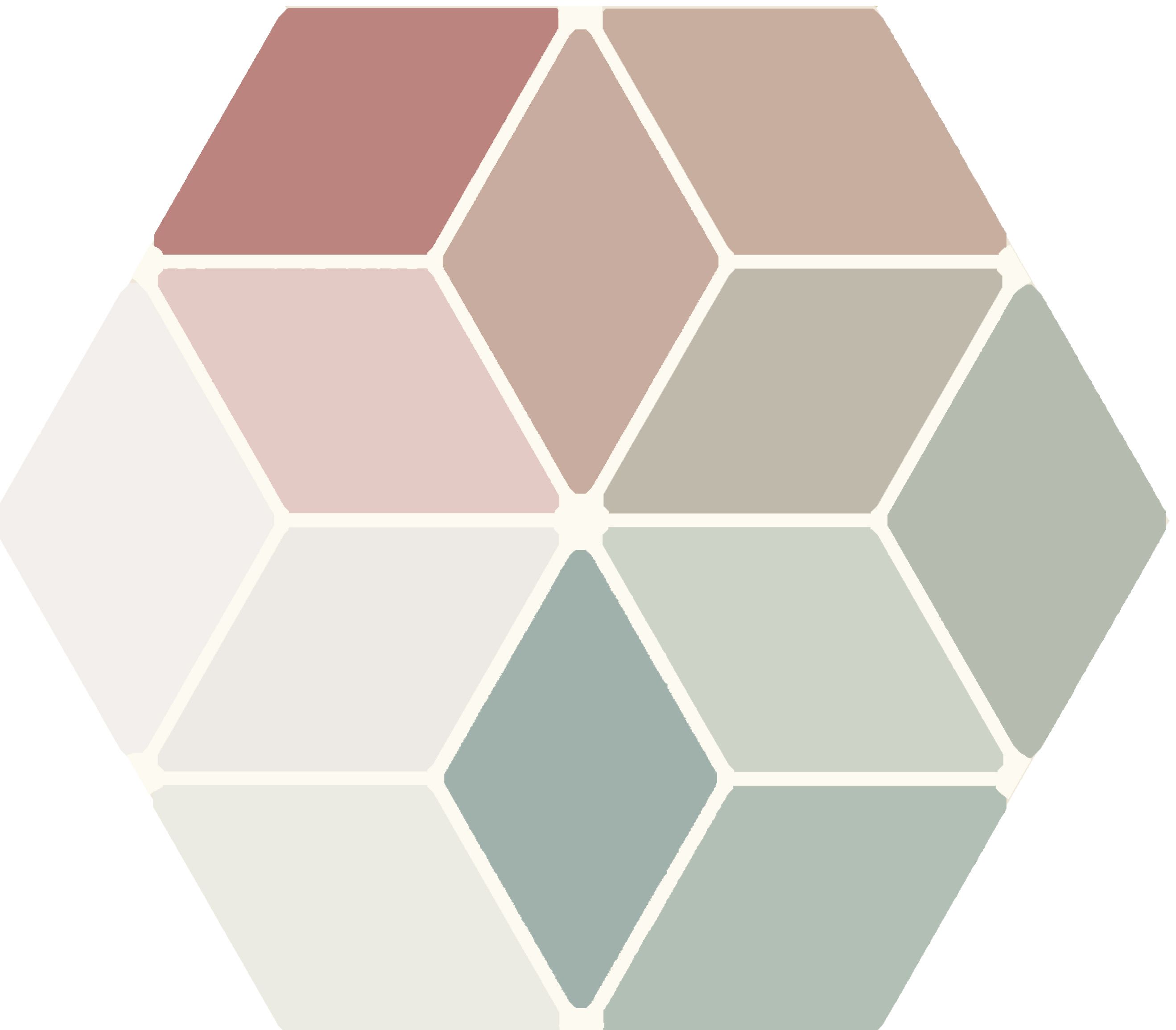 Product afbeelding voor Decortegel Minima 8.6 Multi Color 15x17cm 9mm Mat R9