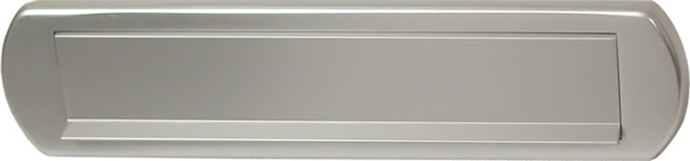 Oxloc Briefplaat Ovaal Buitendraaiend Aluminium F1 Met Valklep