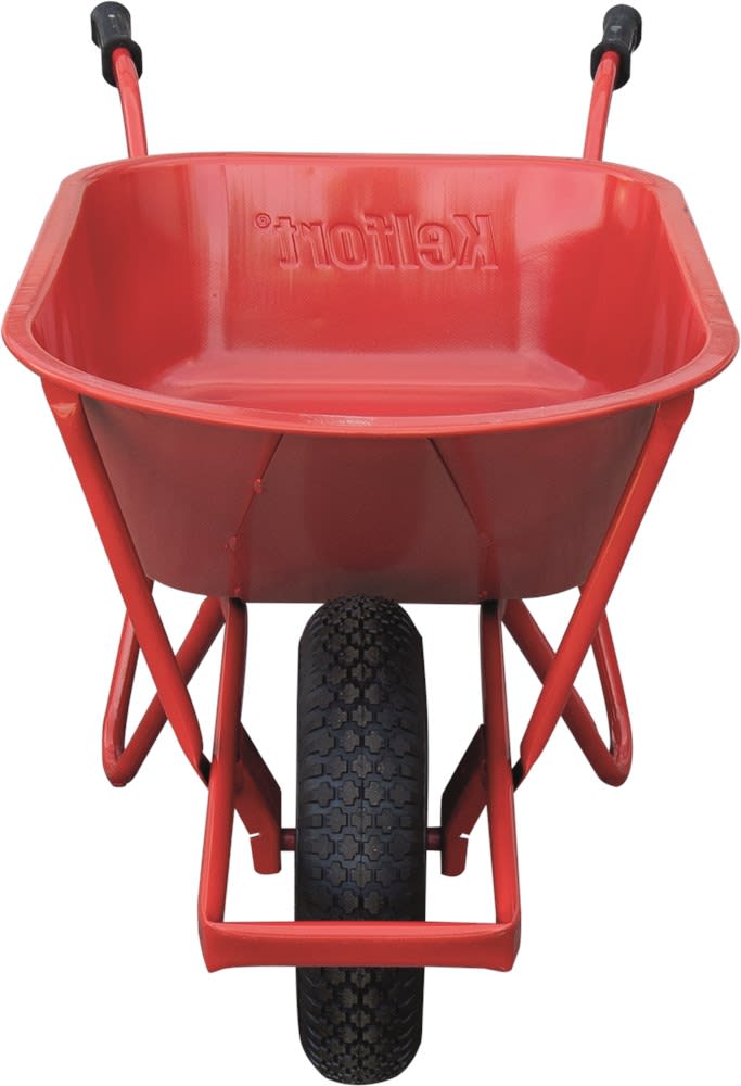 Kelfort Kruiwagen Quad 85L 4ply Luchtband Rood