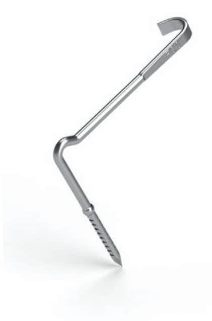 Product afbeelding voor Nedsale Panhaak 85/62 RVS Clipholster 250st