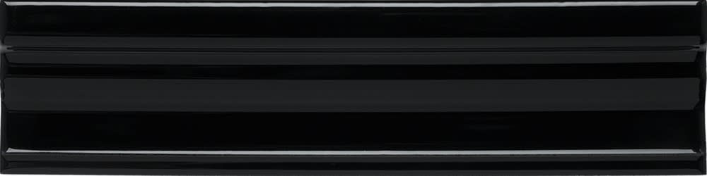 Product afbeelding voor Strip Neri Cornisa Clasico Negro 3,5x15cm Glanzend