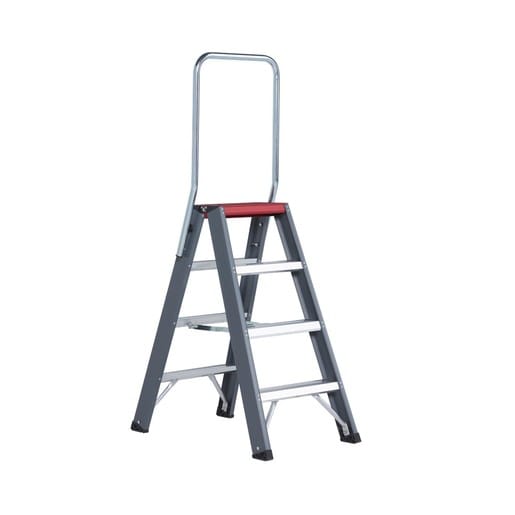 Altrex Trap Falco Dubbel Oploopbaar 2x4 Treden Stahoogte 1m