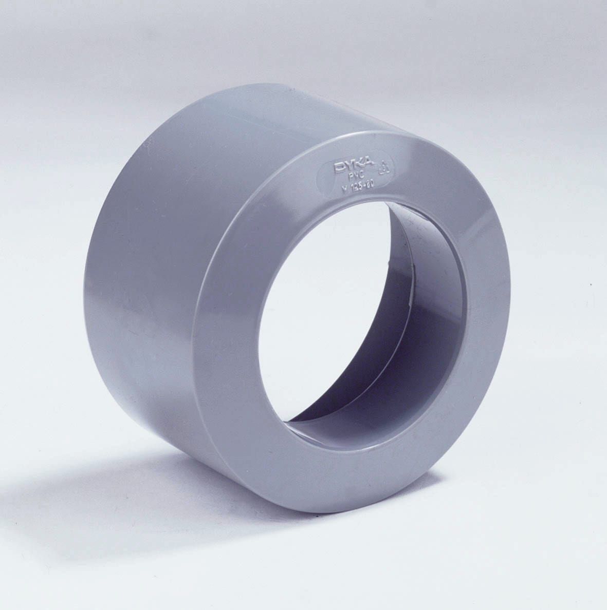 Dyka PVC RWA Inzetverloopring 110x80mm Spie/Mof Grijs