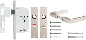 Oxloc WC-Badkamerslotset Doornmaat 50mm DIN Rechts