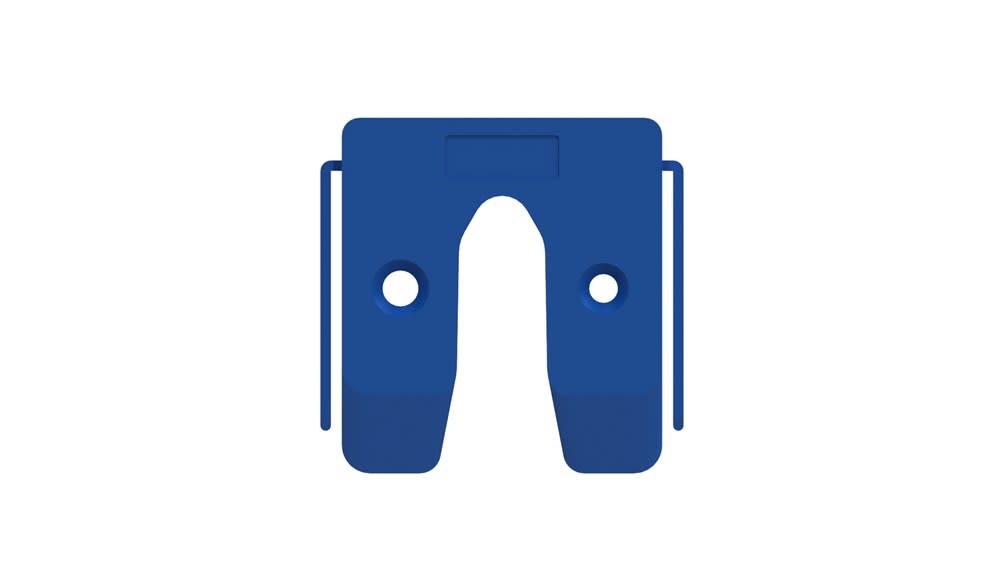 GB Uitvulplaat 4mm Blauw Met Stelpootjes 32st 34504B