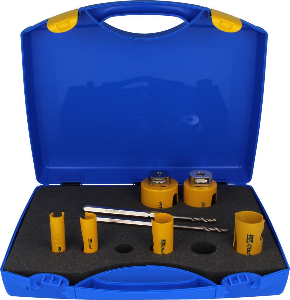 Profit Gatzagenset Multi Purpose 6-Delig 19-57mm Inclusief Adapter En Centreerboor