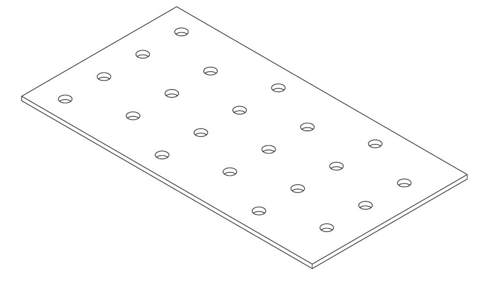 GB Koppelplaat 2mm 80x150mm Verzinkt 01428