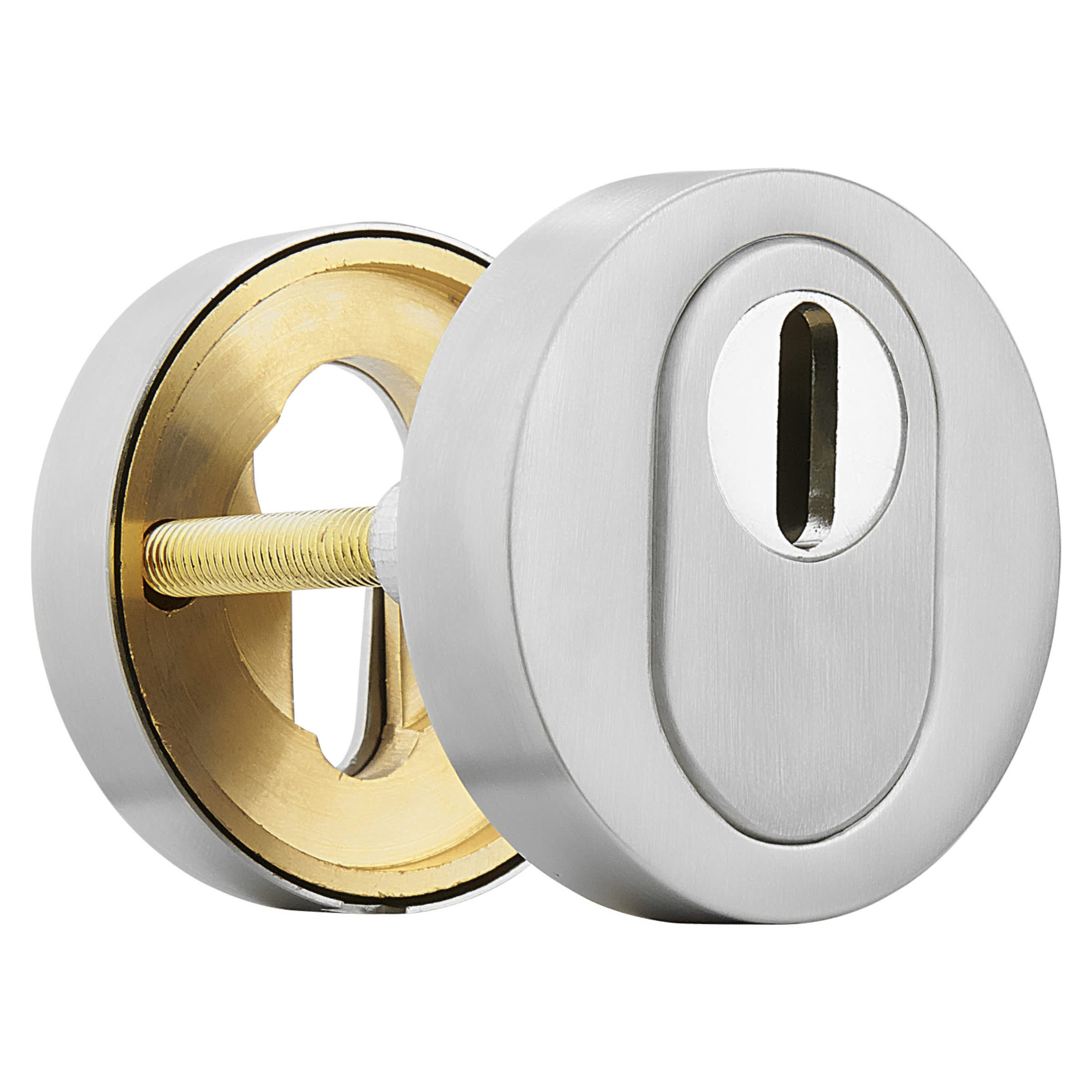 Skantrae Veiligheidsrozet Dale Rond Mat Chroom Kerntrekbeveiliging