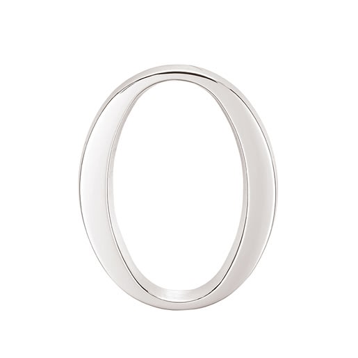 Skantrae Huisnummer Chroom Nr 0 Titanium