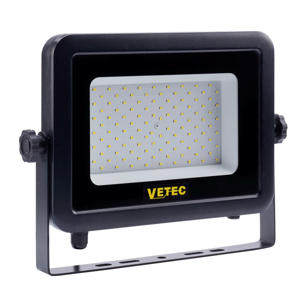 Vetec Bouwlamp Comprimo VLD 100.1 LED 100W Klasse I Met Kabel 5m Zwart