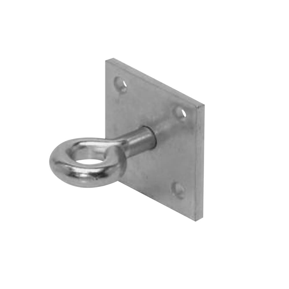 GB Oog Op Plaat 4mm 40x40mm Verzinkt 74468B