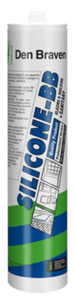 Zwaluw Siliconenkit Silicone-BB Sanitary 310ml Wit