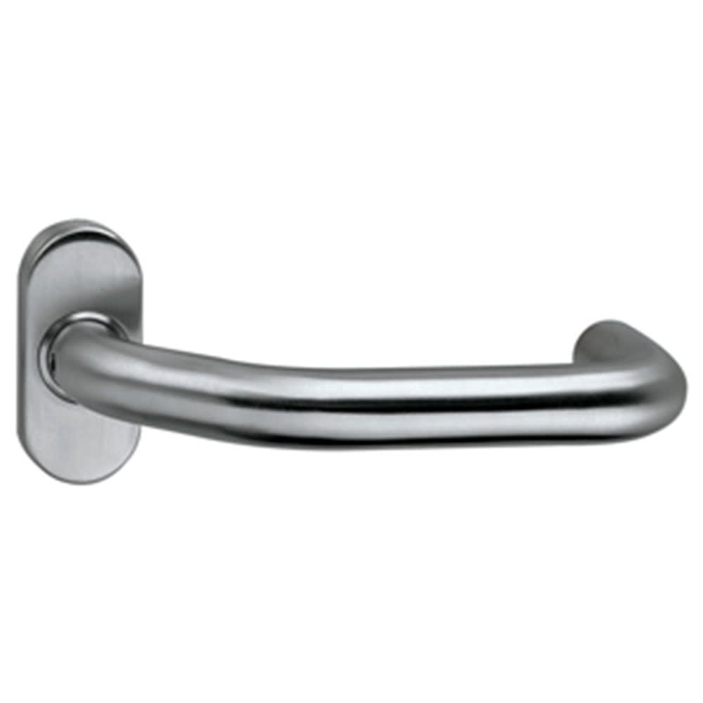 Intersteel Deurkruk Gatdeel Op Rozet Ovaal 1 Paar 65x30x10mm Blind RVS