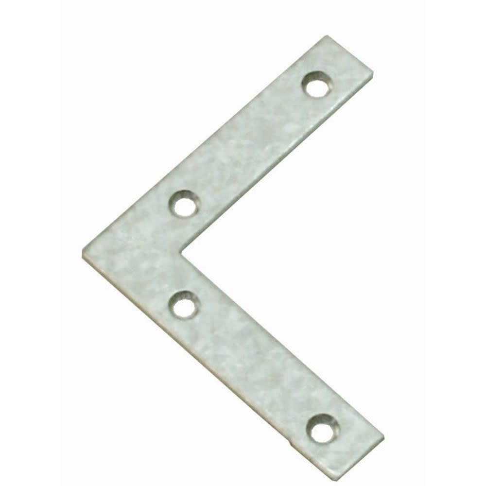 GB Raamhoek Recht 10x1,5mm 50mm Verzinkt 83102