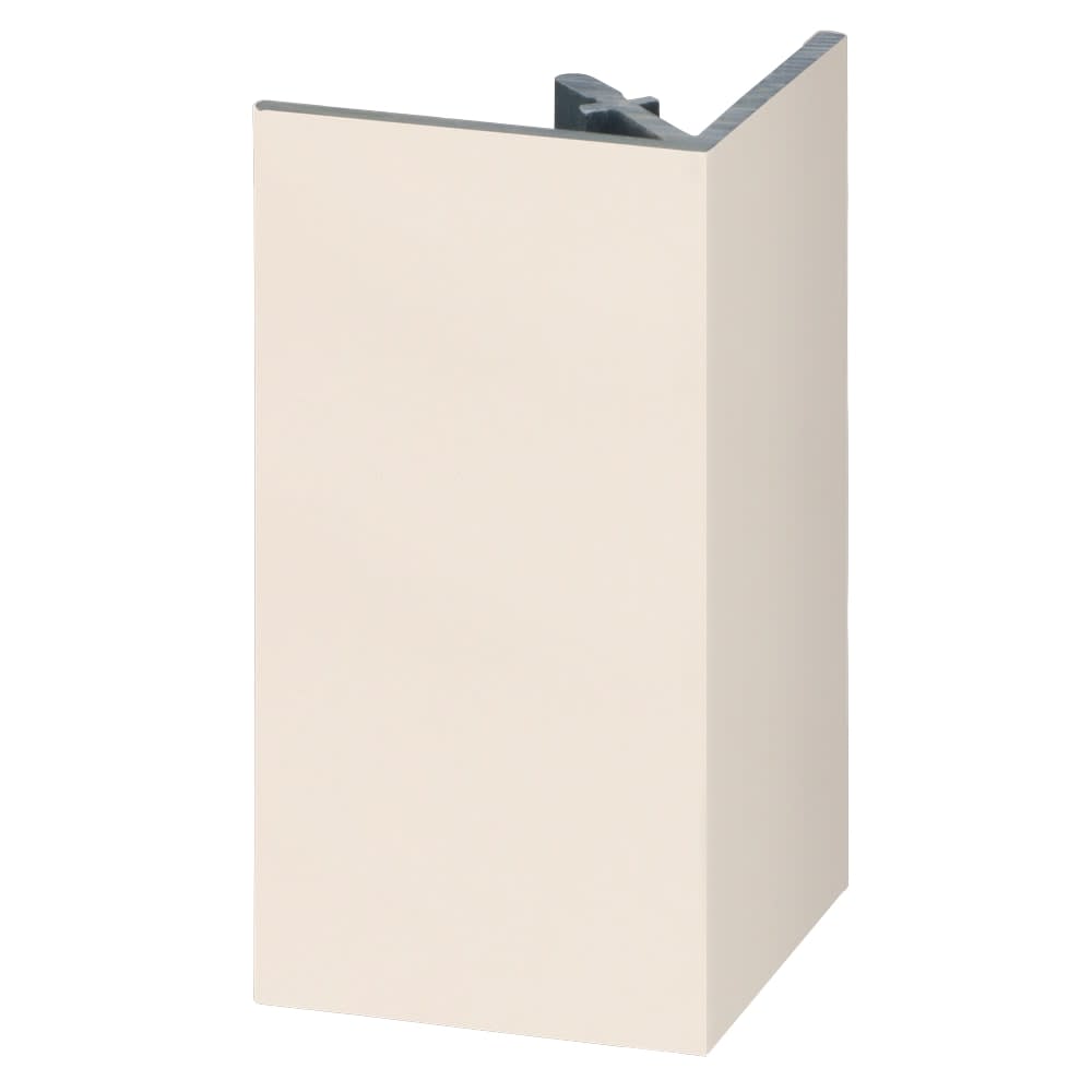Keralit Uitwendig Rechthoekprofiel 46x46mm 400cm Sandcream Pure Mat RAL 9001